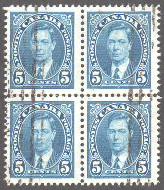 Canada Scott 235 Used F Block - Click Image to Close